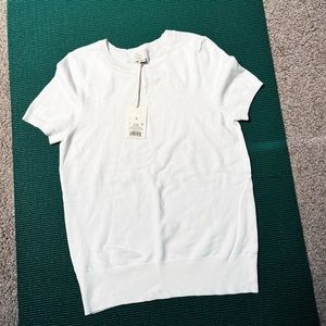 NWT — TWO Small short-sleeve sweaters — A New Day